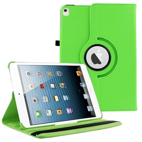 iPad Pro 12.9-inch (3rd Generation) Case, Premium PU Protection Leather Swivel Rotating Case ...