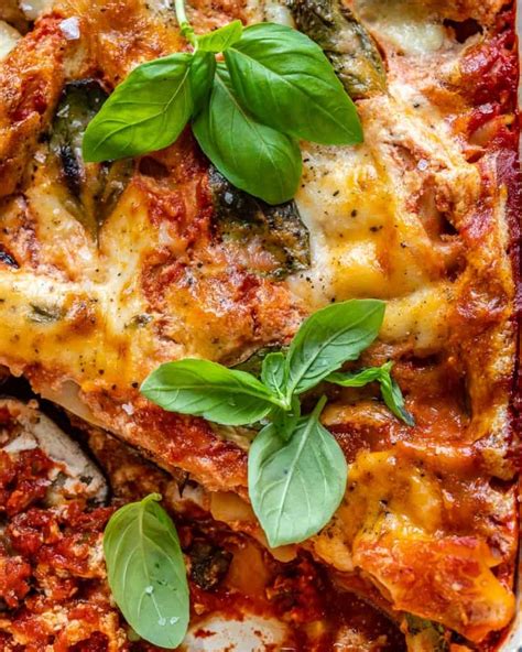 Easy Vegetarian Eggplant Lasagna Recipe | Healthy Fitness Meals