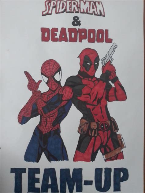 Spiderman And Deadpool Team Up by CroNoFace on DeviantArt