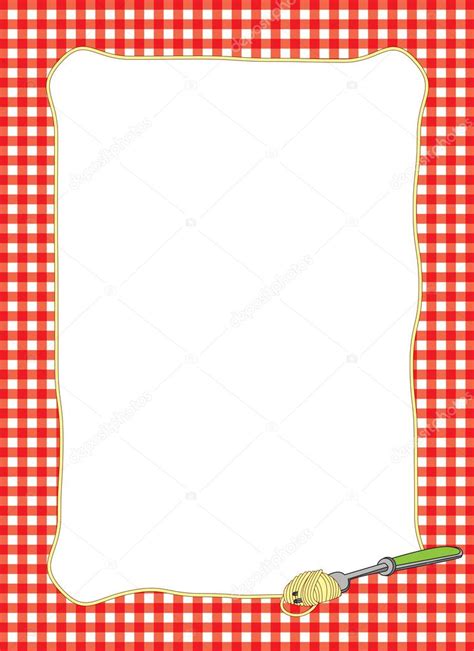 Fork Twirling Spaghetti Frame — Stock Photo © angeliquedesign #6790879