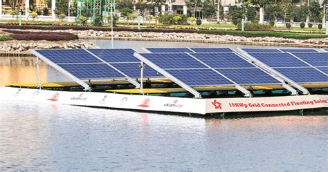 First Floating Solar Power Plant India West Bengal