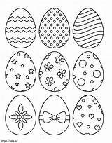 Easter Eggs 3 coloring Page sketch template