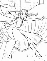 Elsa Is Strong coloring Page  Download Print Or Color Online For Free sketch template
