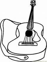 Basic Drawing Guitar coloring Page  Download Print Or Color Online sketch template