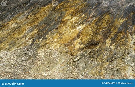 Texture of Natural Shale Clastic Sedimentary Rock. Stock Image - Image ...