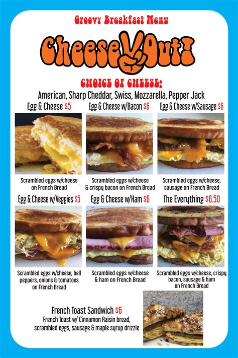 Menu - Cheese Out! | Best Grilled Cheese Trucks in Phoenix, AZ