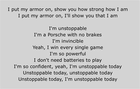 Unstoppable -Sia | Words, Songs, Lyrics