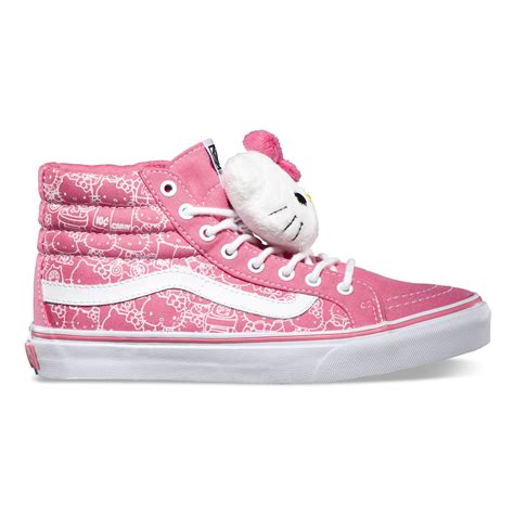 Product: Hello Kitty Sk8-Hi Slim | Hello kitty shoes, Hello kitty vans, Vans