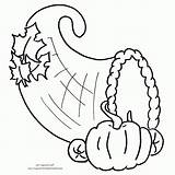 Cornucopia Printable Coloring Pages sketch template