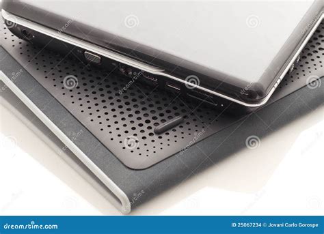 Laptop on Cooling Pad stock photo. Image of concept, cooling - 25067234