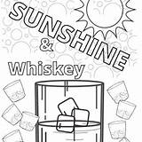Whiskey Coloring  Etsy sketch template