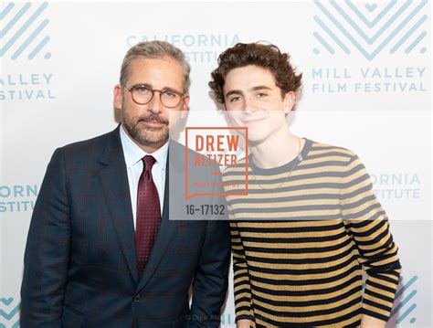 Steve Carell with Timothée Chalamet