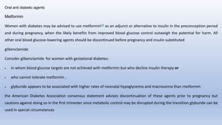 Diabetes mellitus and pregnancy | PPT