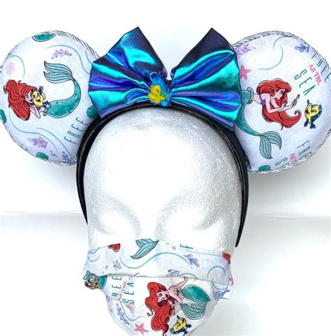 Ariel Face Mask Little Mermaid Face Mask Cotton Mask | Etsy