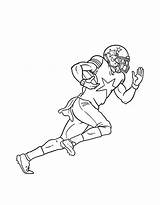 Football Coloring Pages Free Printable PDF sketch template