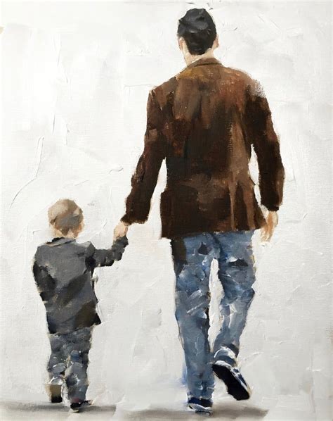 After and Son Painting wall Art Canvas Print Fine Art From Original Oil Painting by James Coates ...