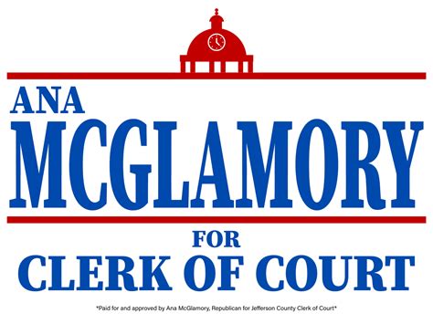 Ana McGlamory for Jefferson County Clerk of Court