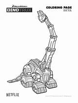 Printable Dinotrux Coloring Pages Sketch Page sketch template