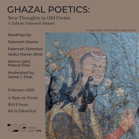 Ghazal Poetics: New Thoughts in Old Forms — Twelve Gates Arts