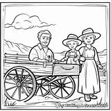 Pioneers Coloring Pages  Free & Printable sketch template