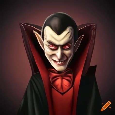 Dracula smiling