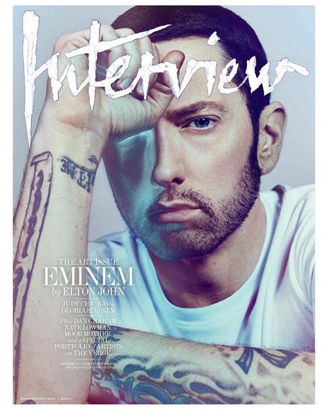 Eminem Covers Interview Magazine / Speaks To Elton John About New Album ...