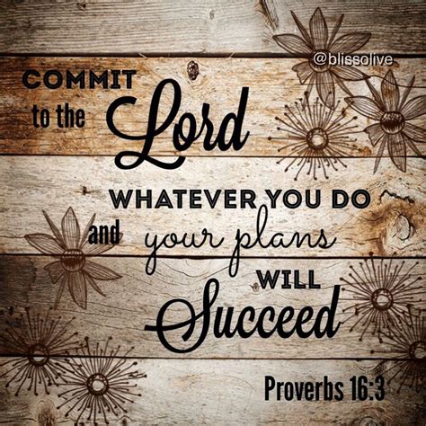 Commit to the LORD Whatever You Do