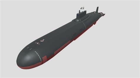 Typhoon-Class Submarine - 3D model by DFL81 [e466aa6] - Sketchfab