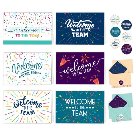 Buy Decorably 24 Welcome Cards for Employees - 6x4in Welcome to the Team Cards for Employees ...