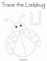 Letter L Ladybug Coloring Page sketch template