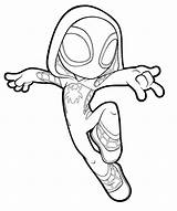 Spidey And His Amazing Friends Printable Coloring Page  sketch template