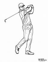 Golf Coloring Pages Free Printable PDFs  Invite Creativity sketch template