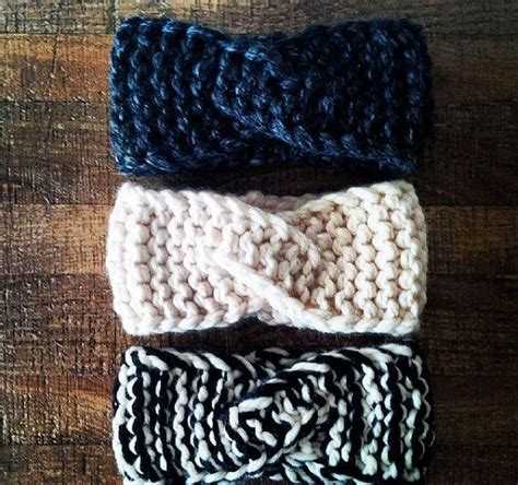 10 Knit Headband Ear Warmer Patterns - The Funky Stitch