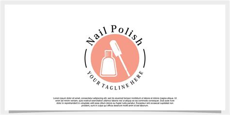 nail polish vector logo design template 13547862 Vector Art at Vecteezy