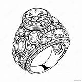 Jewelry Coloring Page 13431 11031 sketch template
