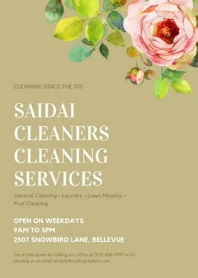 Free printable, customizable cleaning flyer templates | Canva