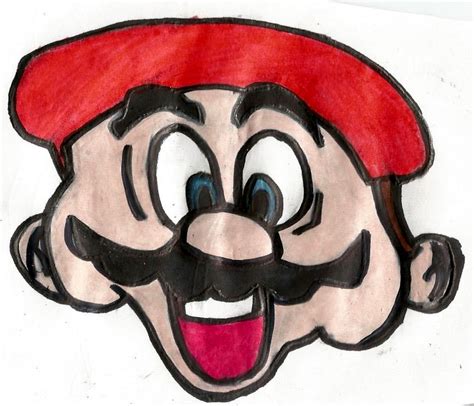 Mario Head by JustANerd47 on DeviantArt