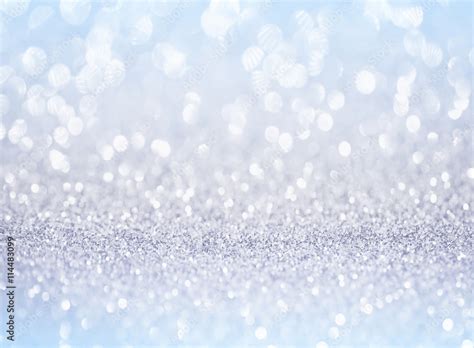 silver blue glitter bokeh texture background Stock Illustration | Adobe ...