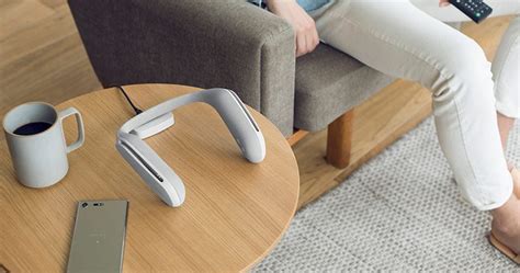 sony's wearable neck speaker SRS-WS1 offers an immersive experience