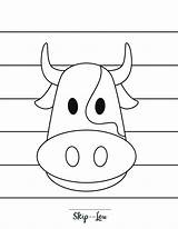 Free Printable Cow Coloring Pages With PDF Download  Skip To My Lou sketch template