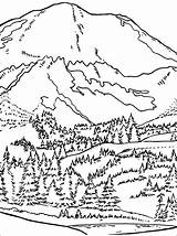 Mountains Coloring Pages  Best For Kids sketch template