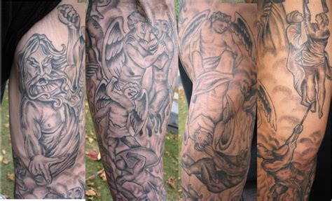 Heaven And Hell Tattoo Designs