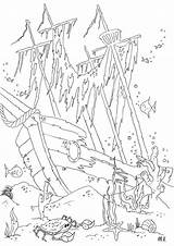 Shipwreck Coloring Pages  Free Printable sketch template