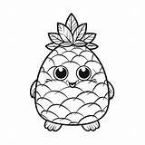 Get Pineapple Coloring Page Png Coloring Pictures And Animation Images  sketch template