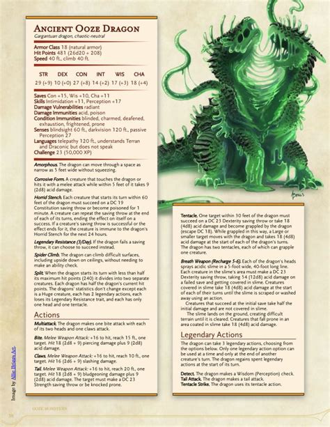 Dungeons and Dragons Homebrew: Noblecrumpet's Guide to Oozes