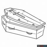 Coffin Coloring Pages Vampire Cliparts Colouring Drawing Mummy Clipart  sketch template