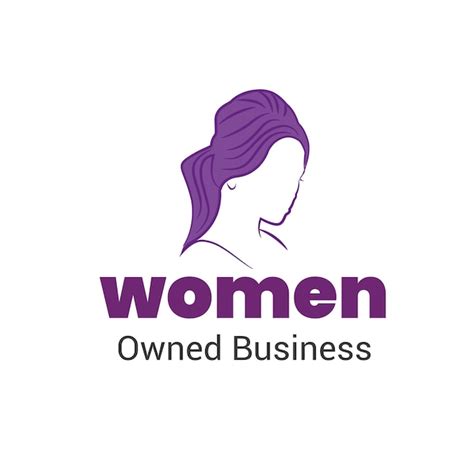 Premium Vector | Women owned logo women owned vector logo design women ...