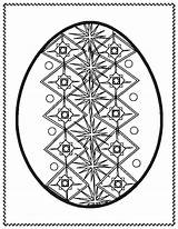Ukrainian Easter Egg Coloring Pages sketch template