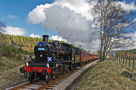 Strathspey Steam Railway, Aviemore, Highlands and Islands.