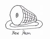 Green Eggs And Ham Coloring Page  Home sketch template